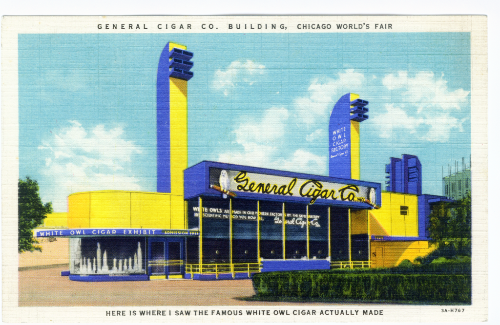 Chicago Postcard Museum - A company building. Chicago Postcard Museum - A