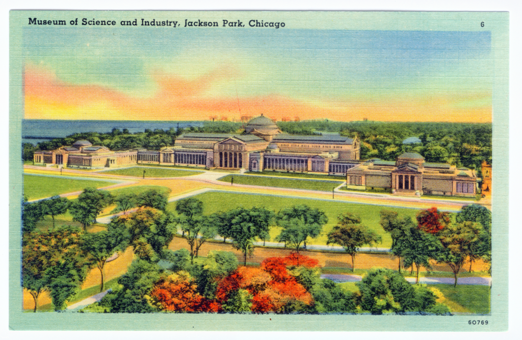 Chicago Postcard Museum The Museum of Science and Industry Yesteryears